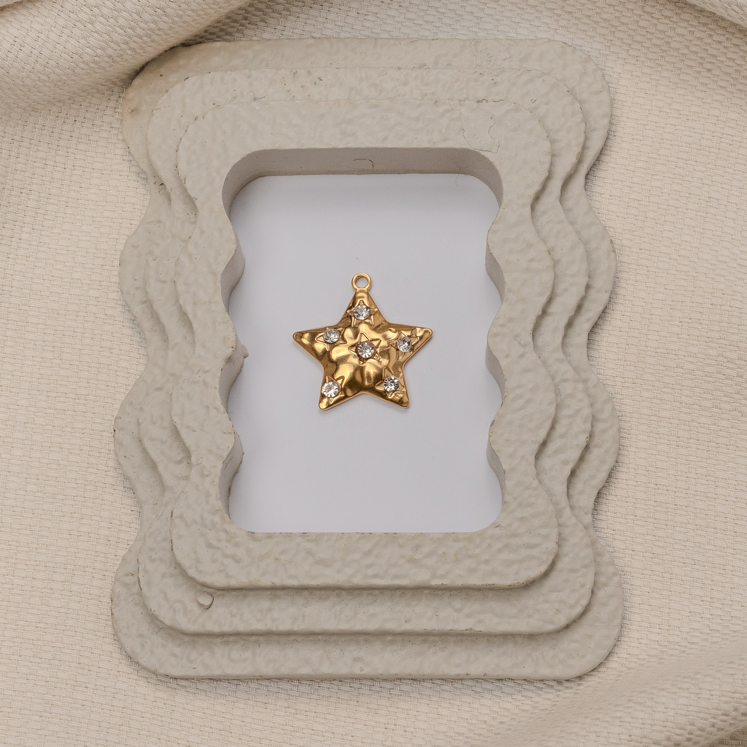 CHARM ÉTOILE STRASS BLANCS