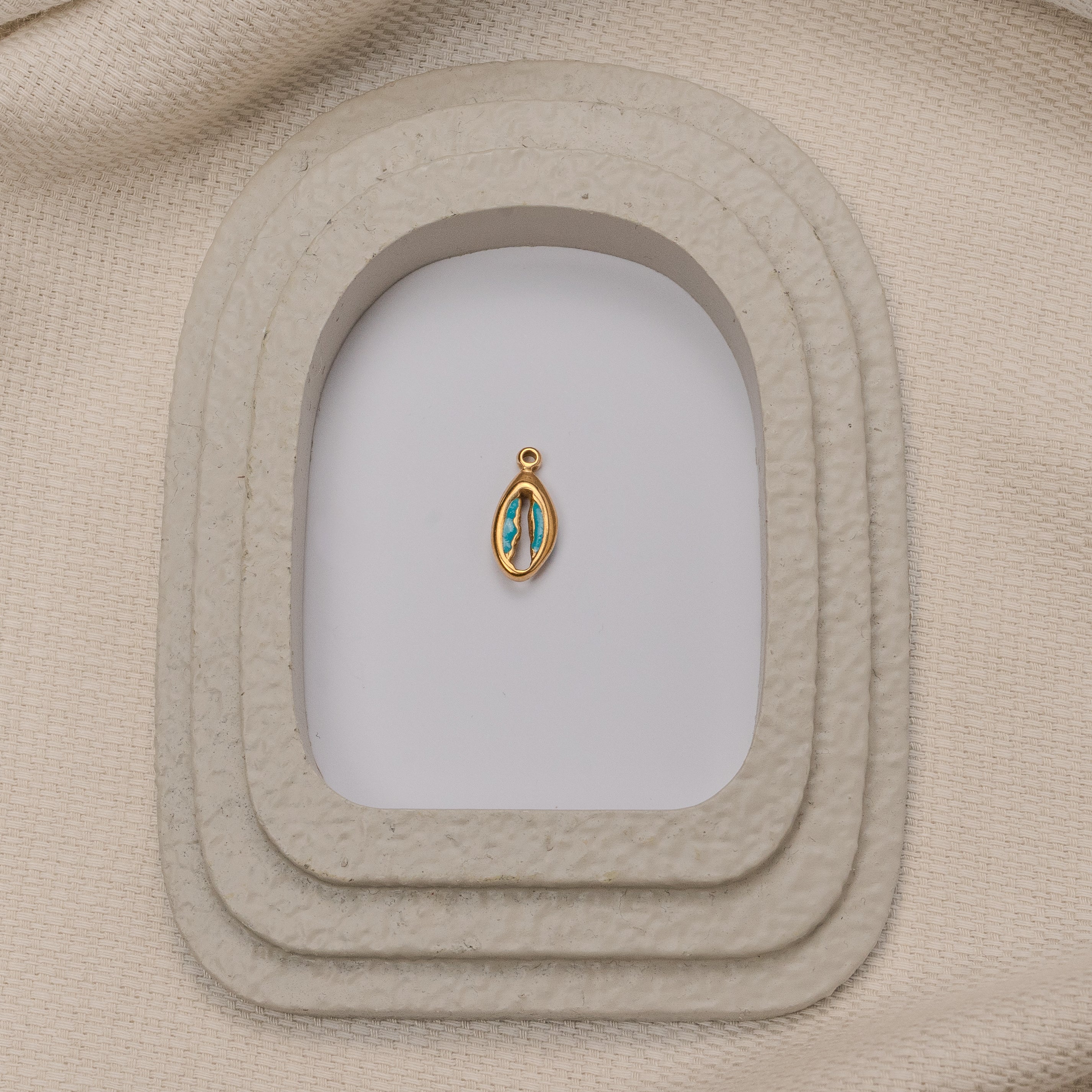 CHARM COQUILLAGE BLEU