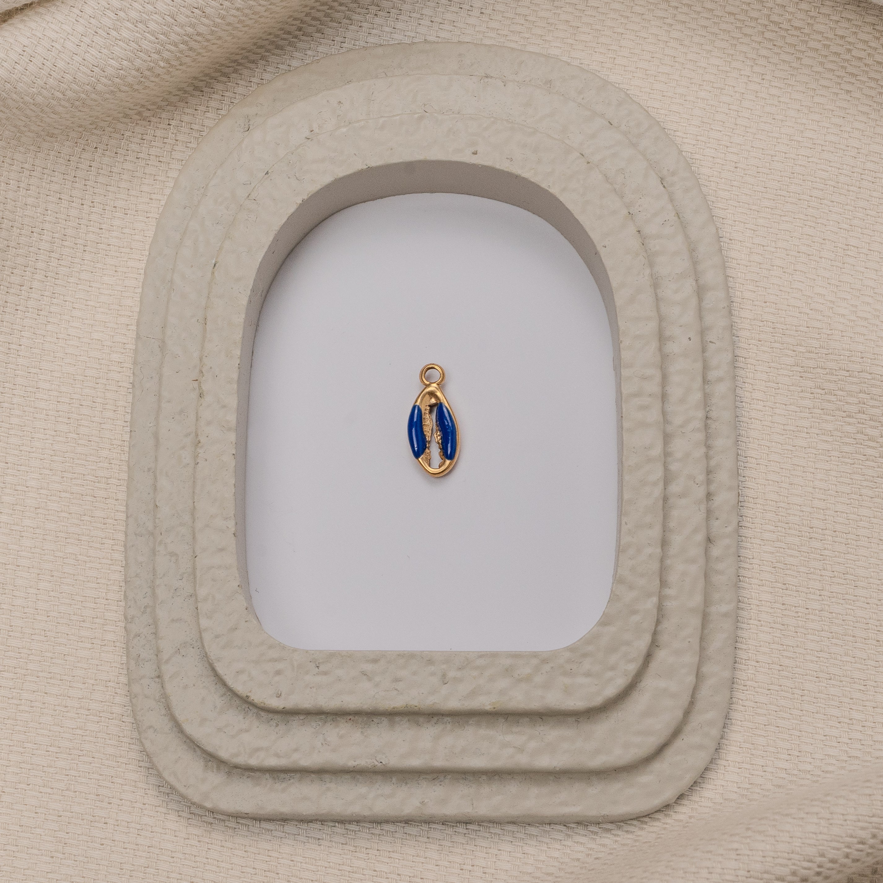 CHARM COQUILLAGE BLEU