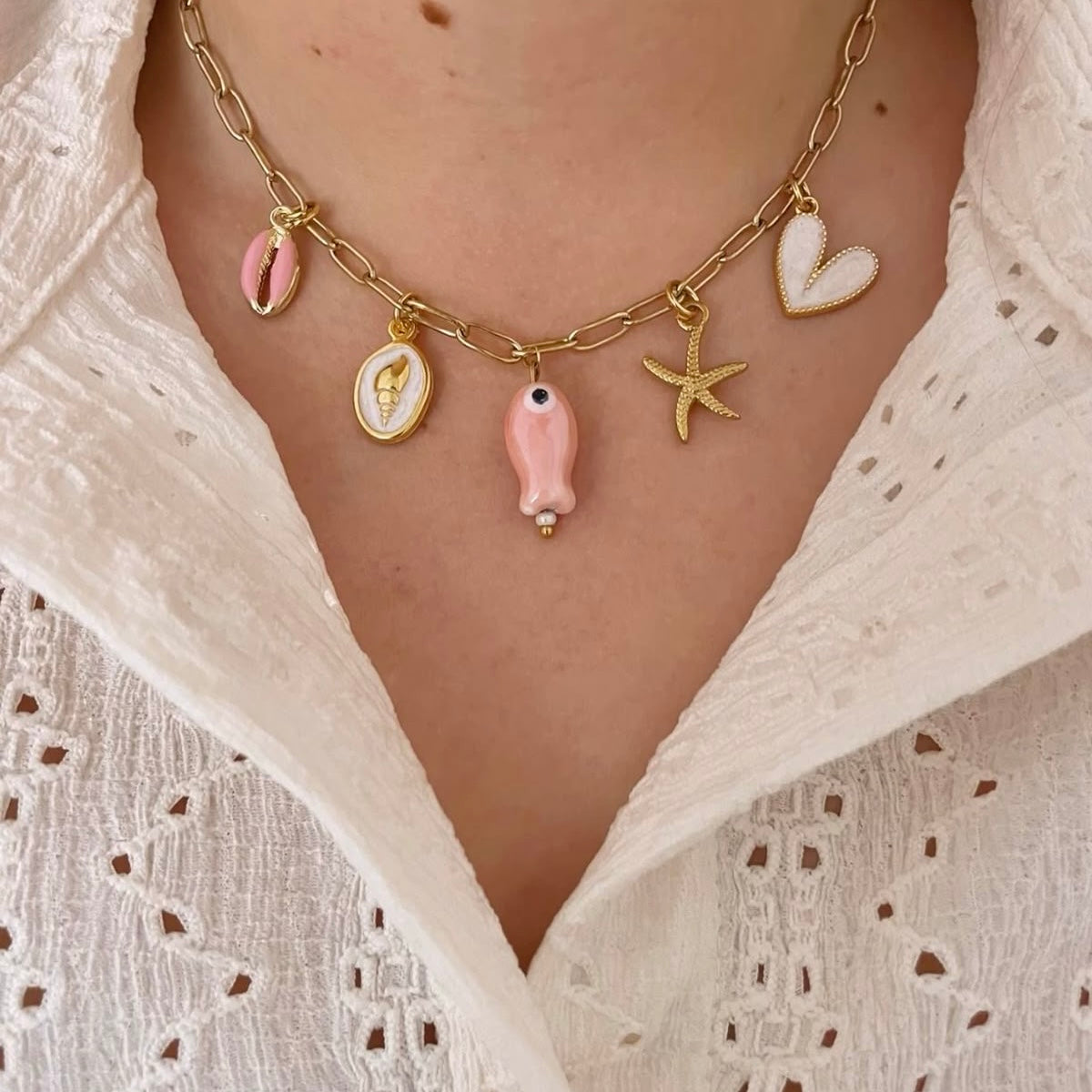 FANCHON I Collier Charms Personnalisables