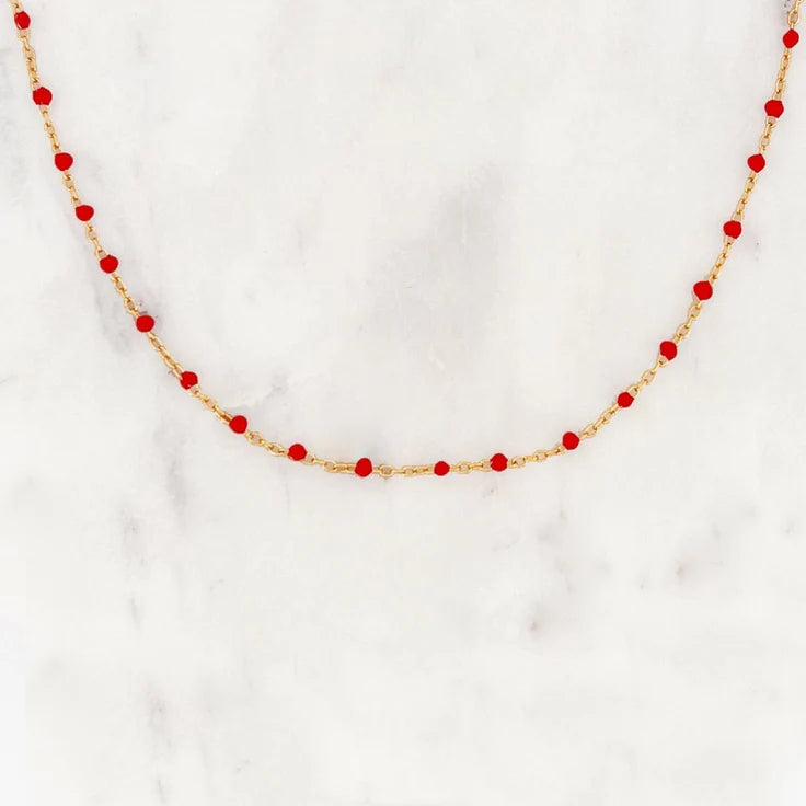 LALIE I Base Collier Perles Colorées