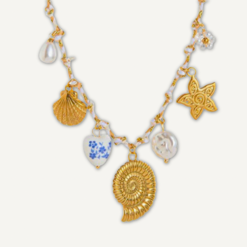 AMBRE I Collier Charms Colorés