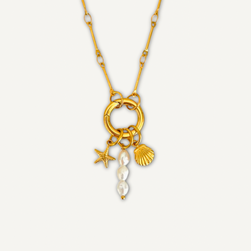 MARIE I Collier Trio de Charms