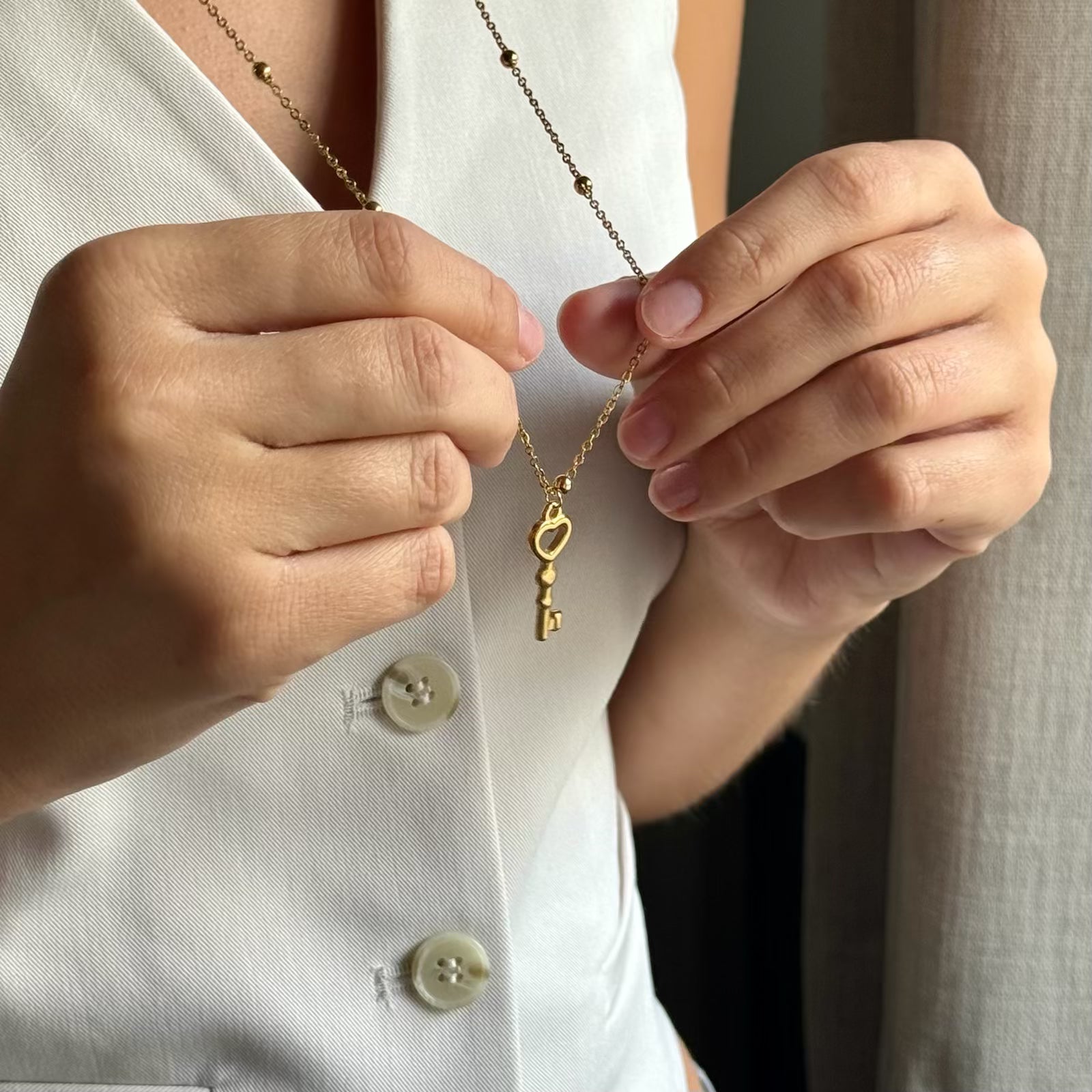 VICTORIA | Sautoir Charms Personnalibles