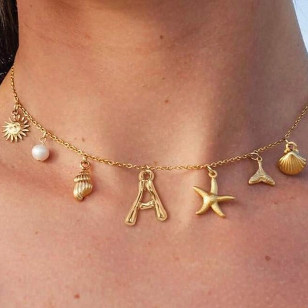 CAROLINE I Collier Charms Initiale