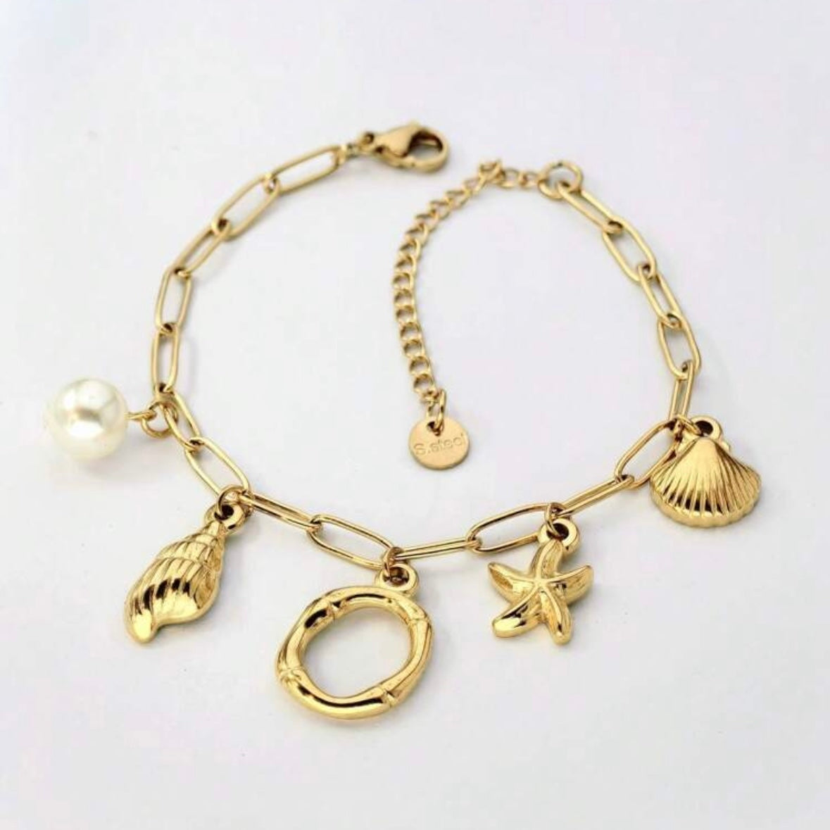 EVE I Bracelet Charm Initiale