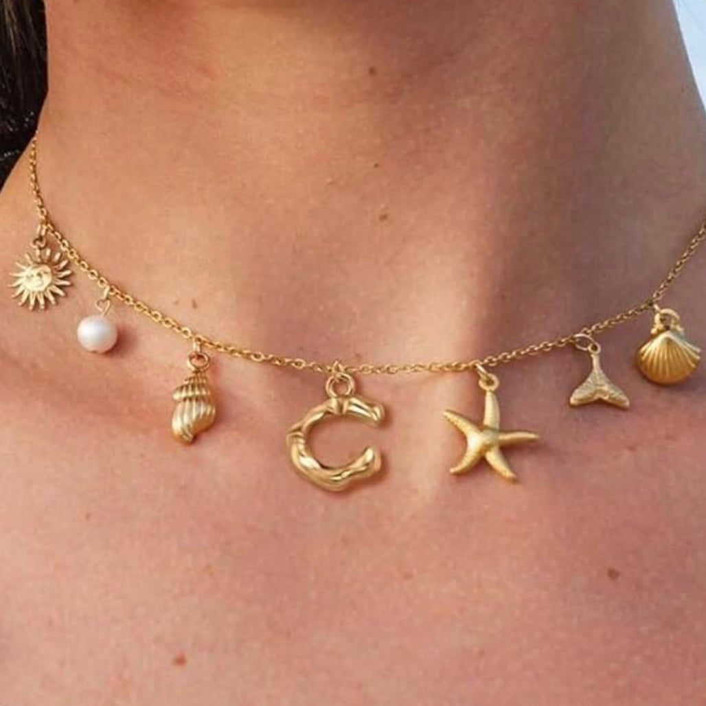 CAROLINE I Collier Charms Initiale
