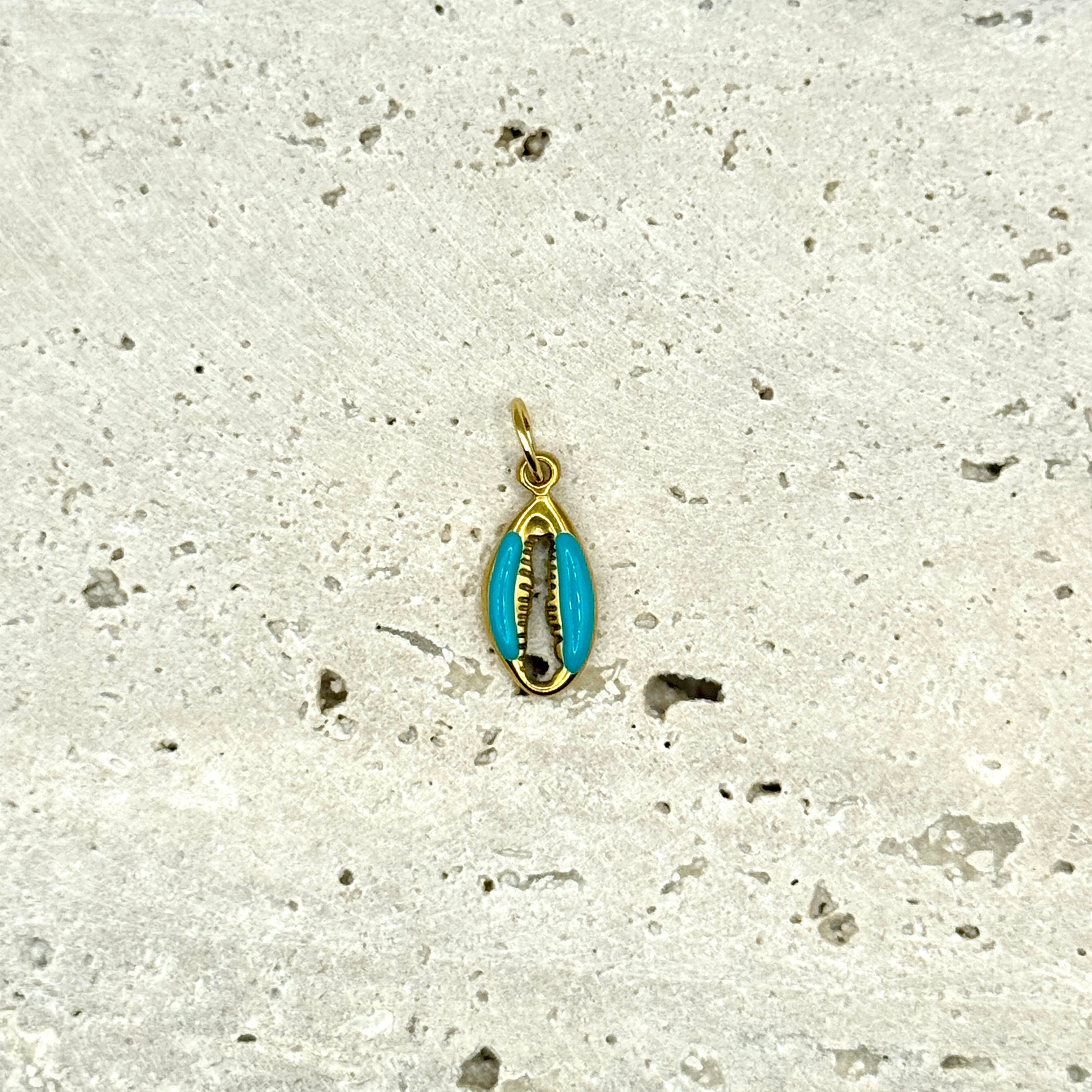 CHARM COQUILLAGE BLEU