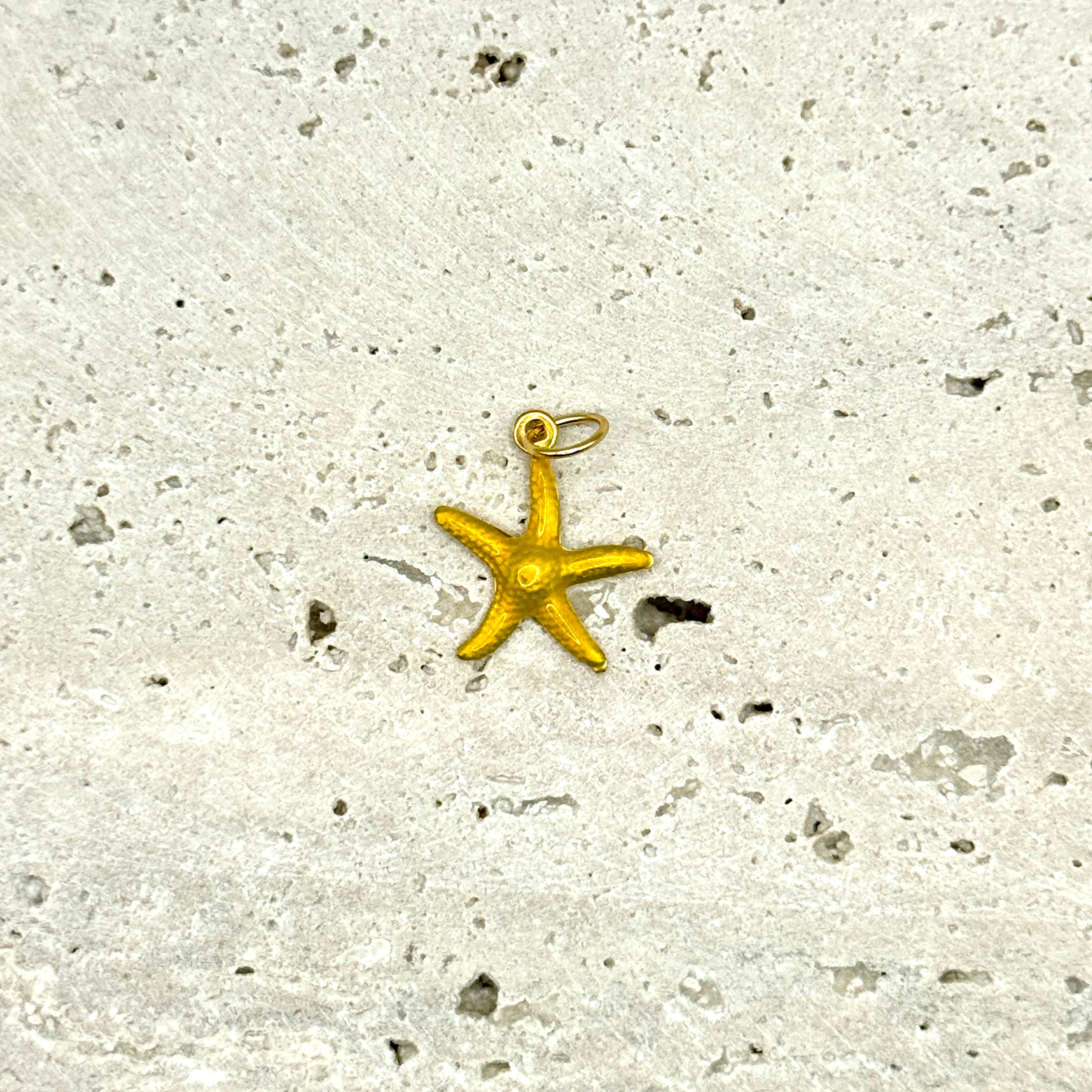 CHARM ÉTOILE DE MER JAUNE