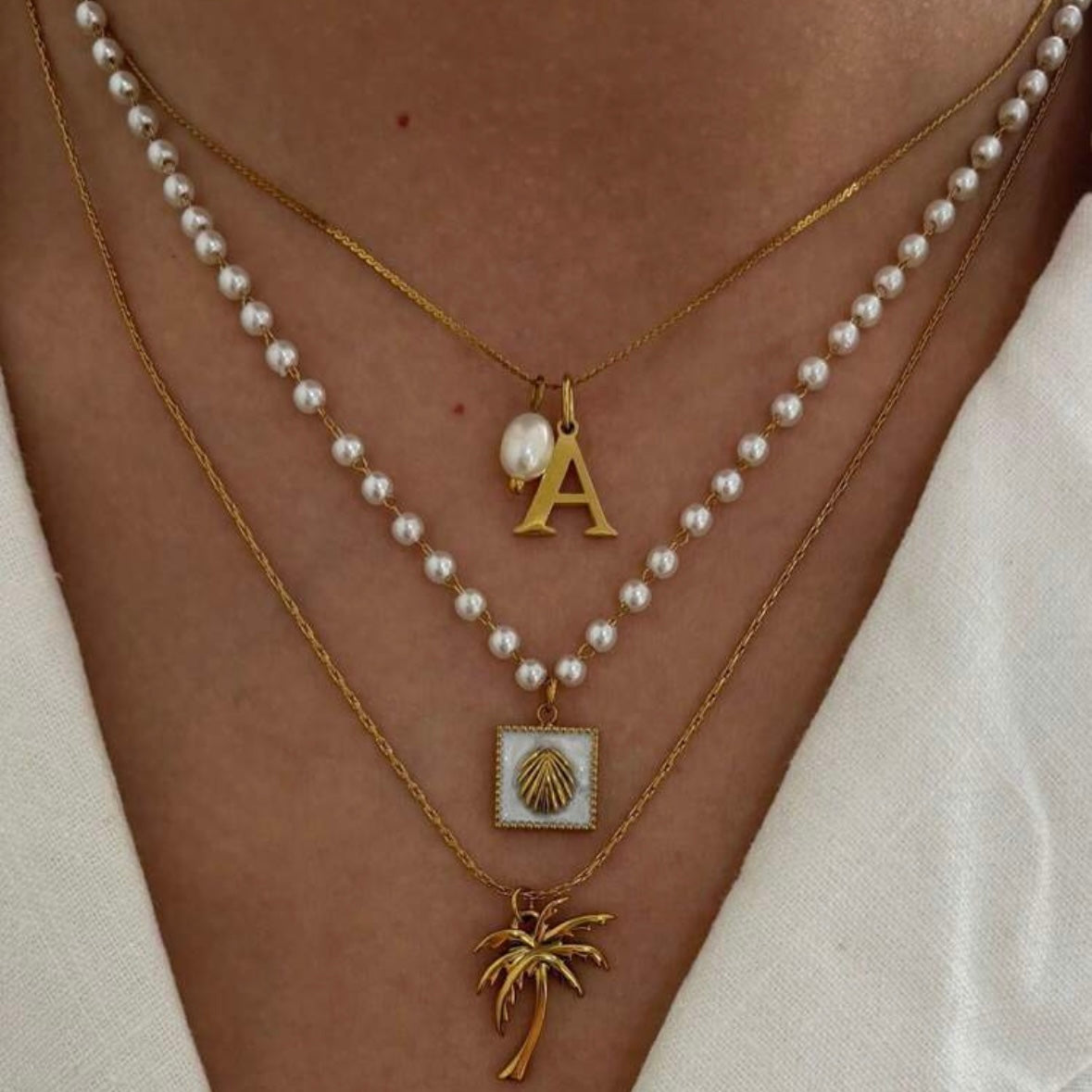 PAULINE I Collier Personnalisable Initiale
