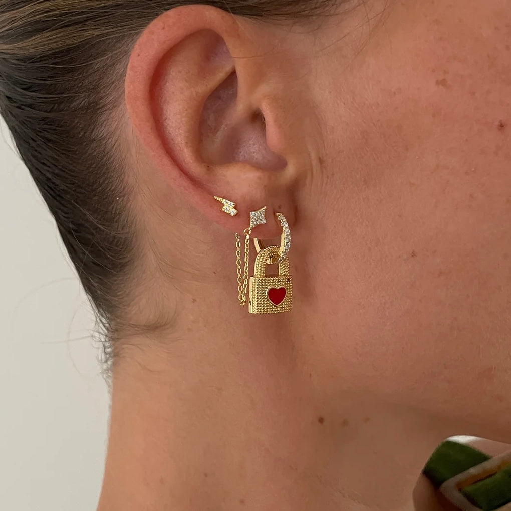 VICTOIRE I Boucle Étoile Pendante