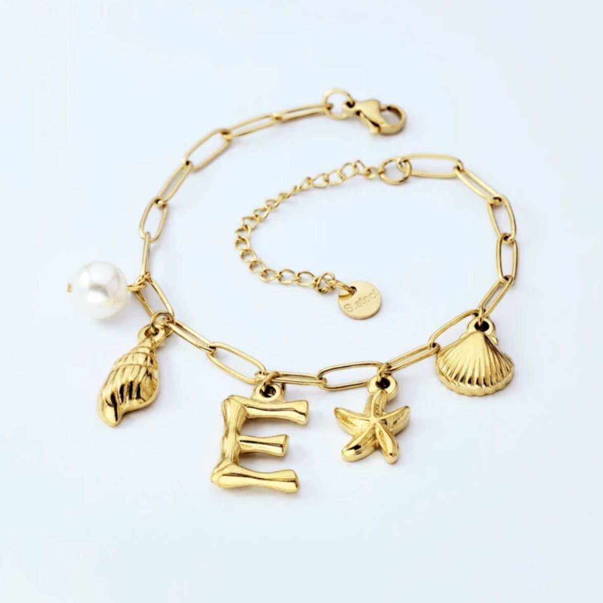 EVE I Bracelet Charm Initiale
