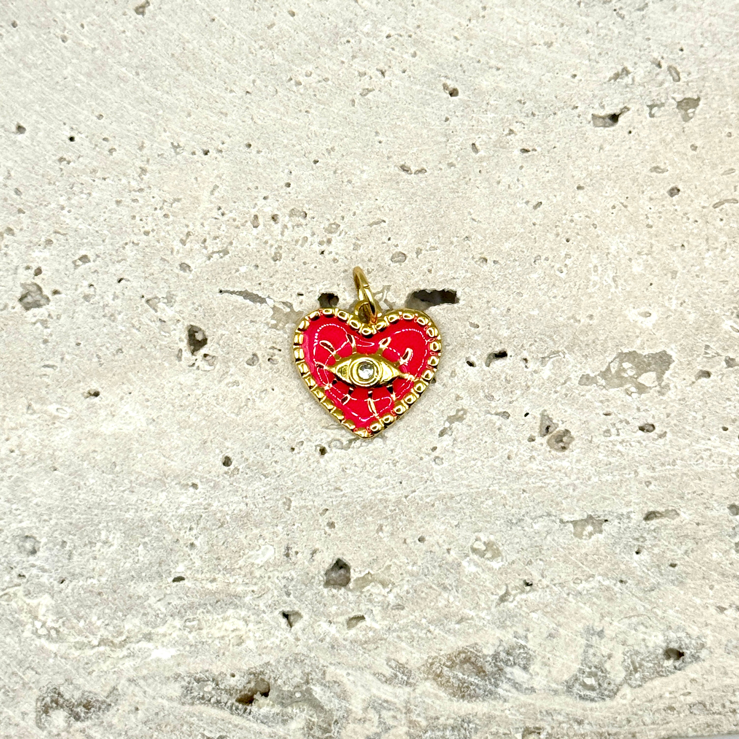 CHARM COEUR ROSE