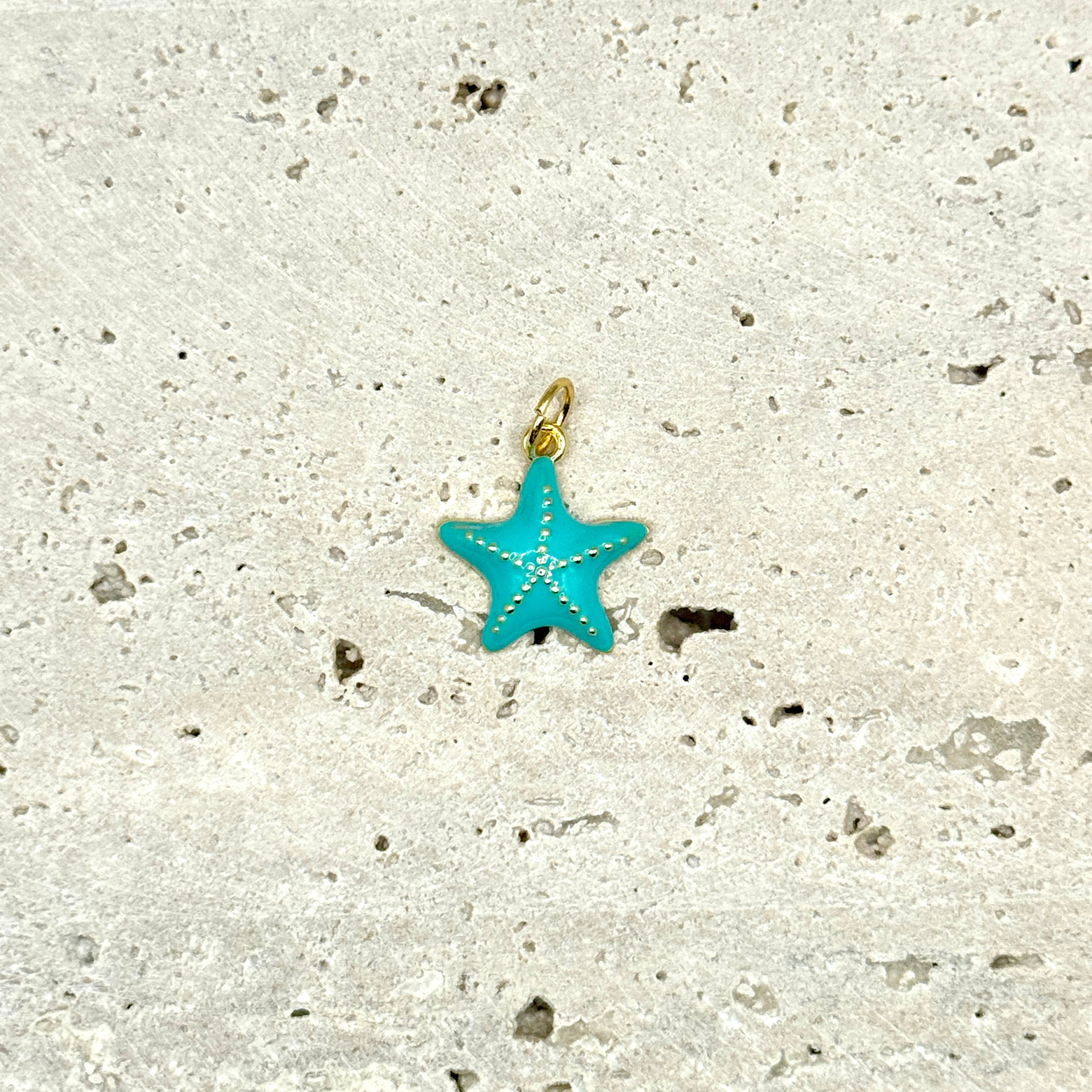 CHARM ÉTOILE DE MER BLEUE