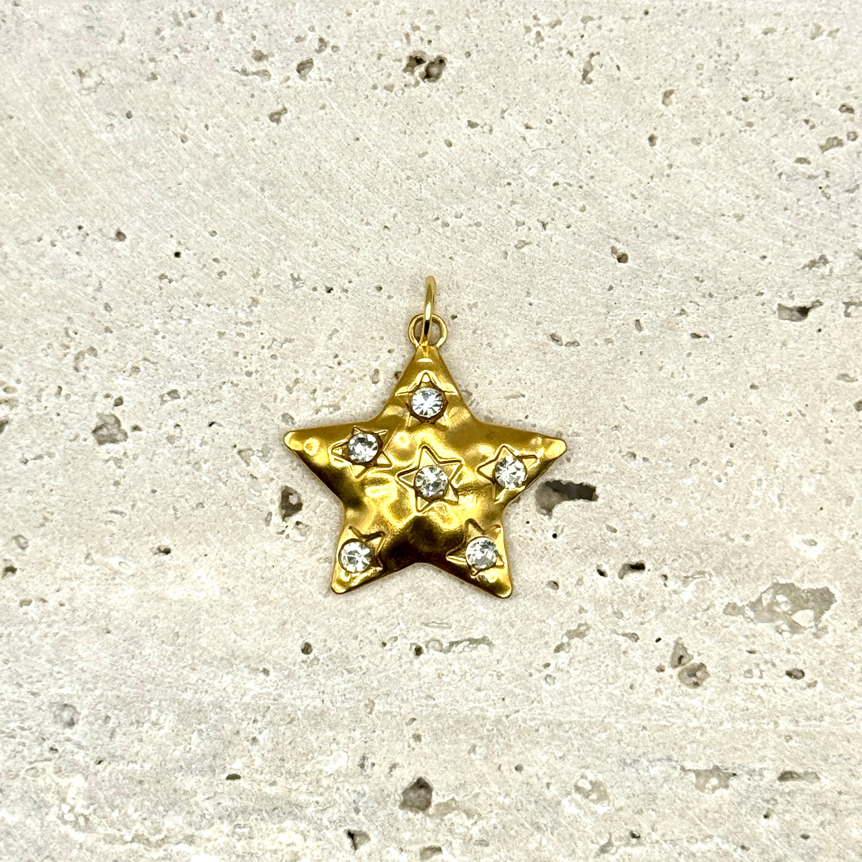 CHARM ÉTOILE STRASS BLANCS
