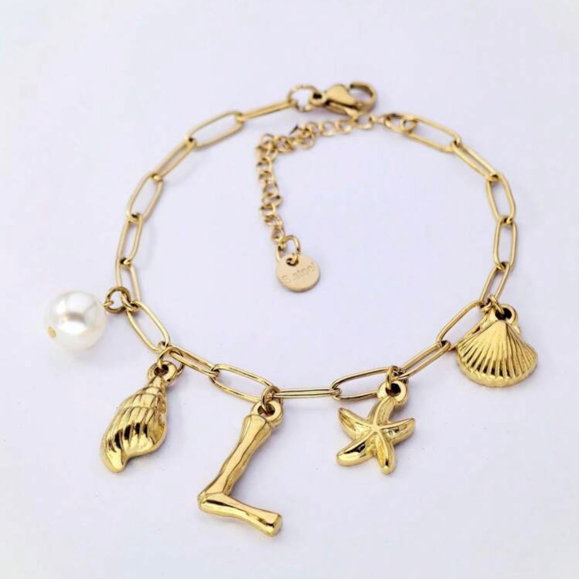 EVE I Bracelet Charm Initiale