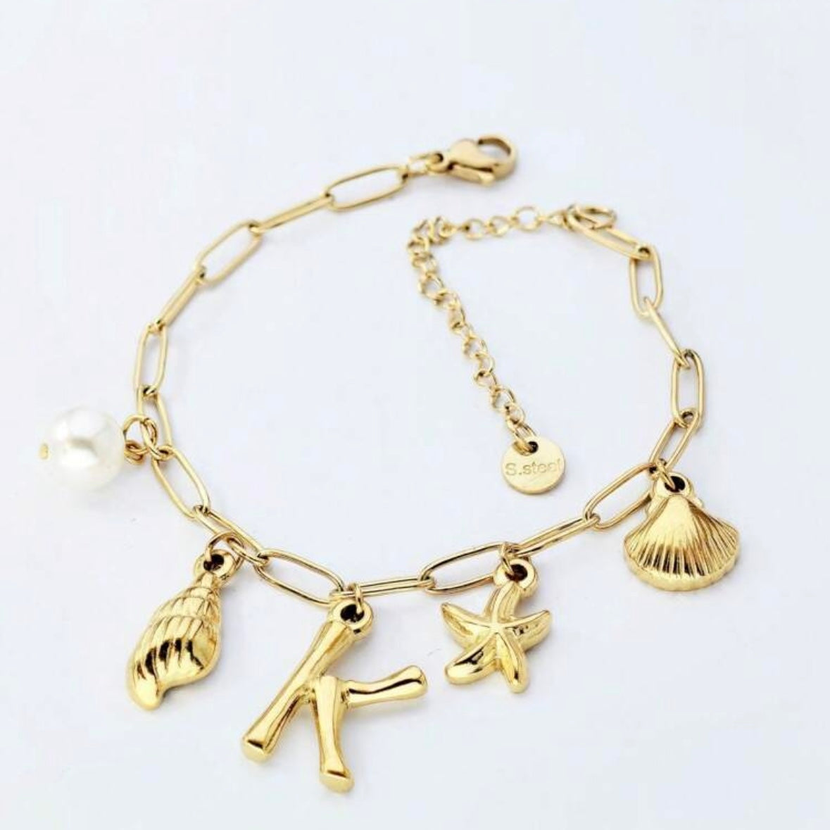 EVE I Bracelet Charm Initiale