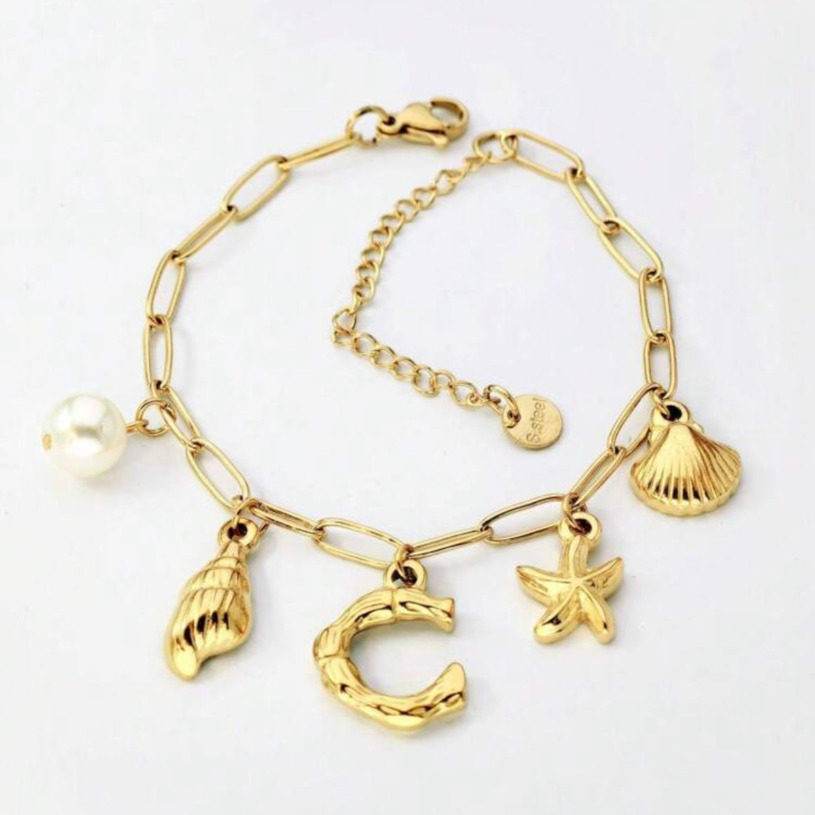 EVE I Bracelet Charm Initiale