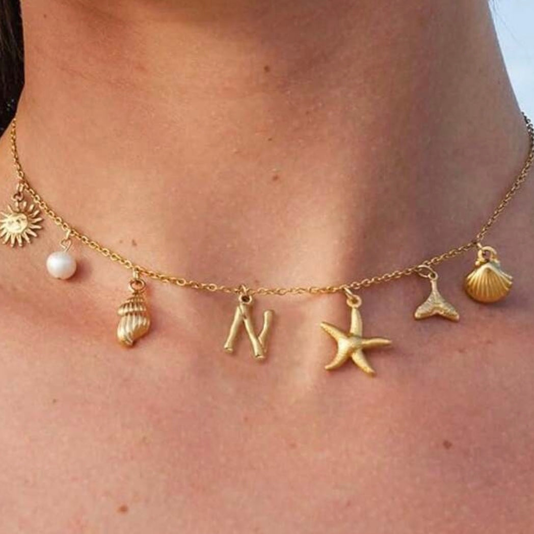 CAROLINE I Collier Charms Initiale