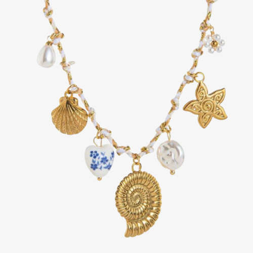 AMBRE I Collier Charms Colorés