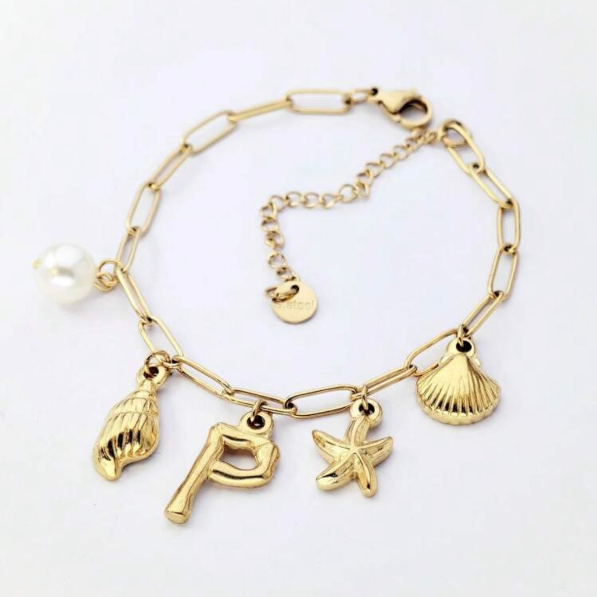 EVE I Bracelet Charm Initiale