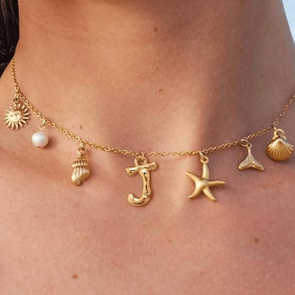 CAROLINE I Collier Charms Initiale