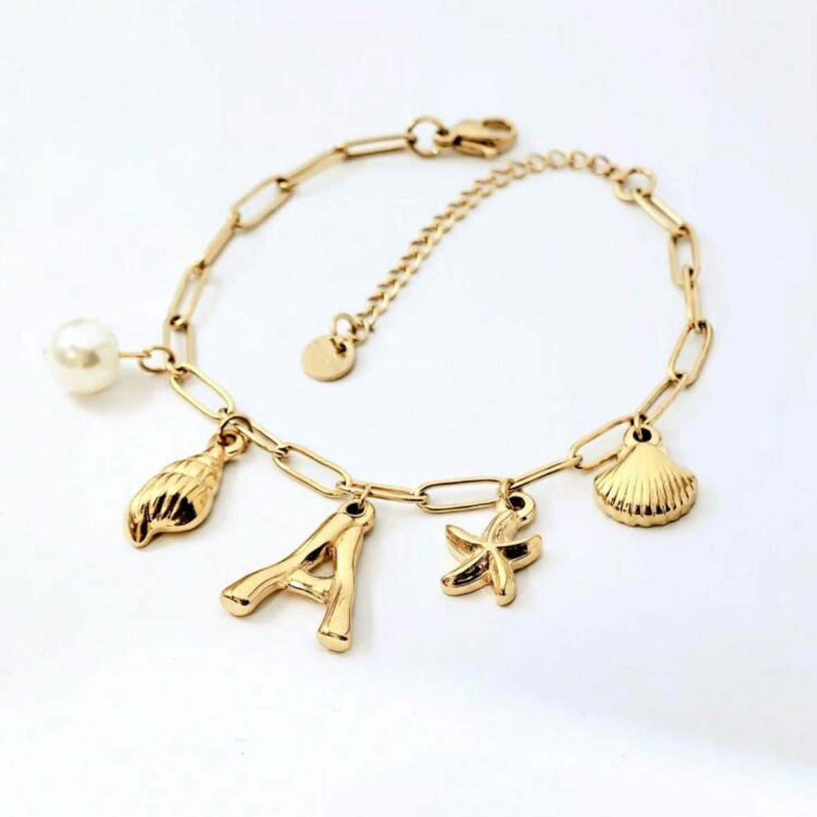 EVE I Bracelet Charm Initiale