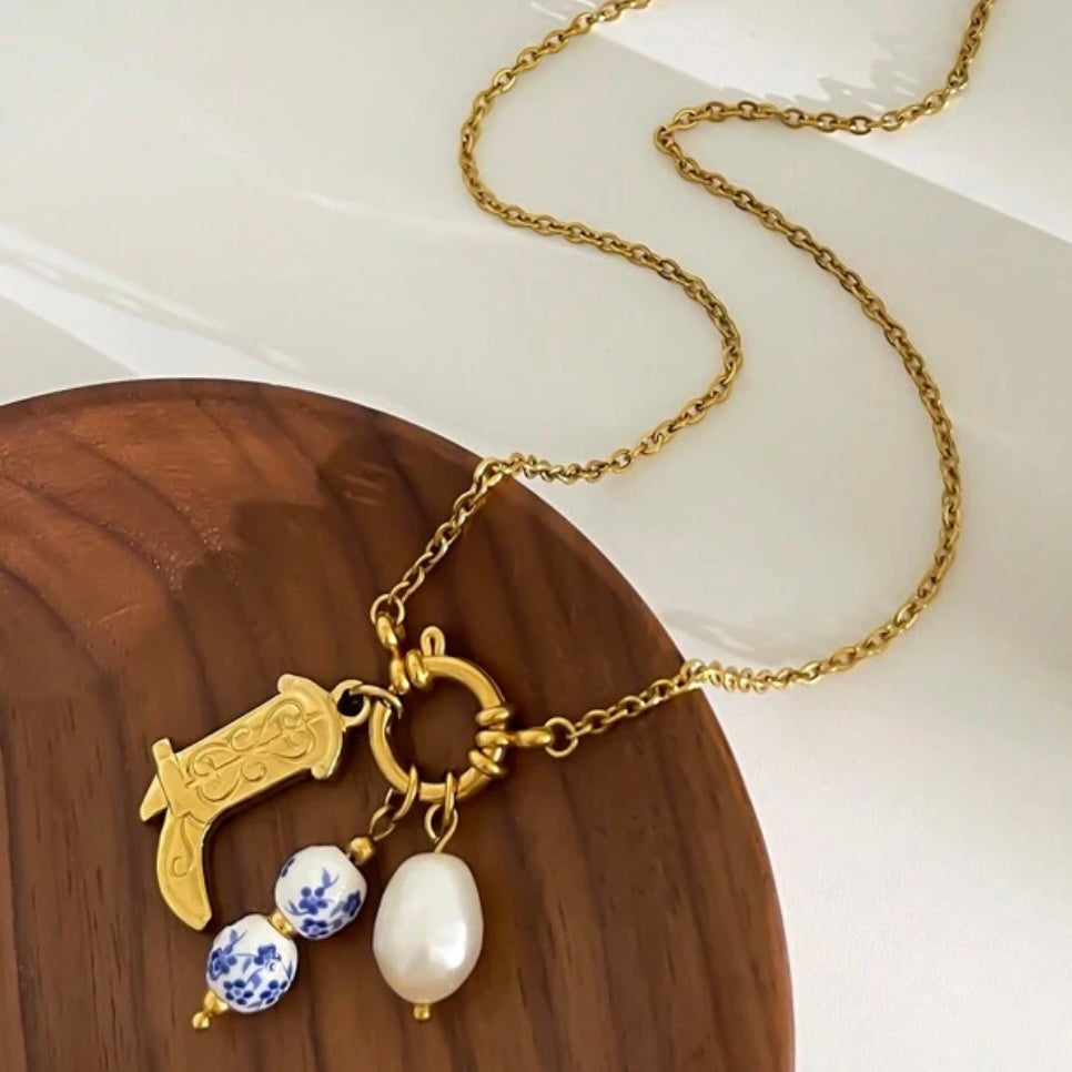 ÉMELINE I Collier Trio de Charms